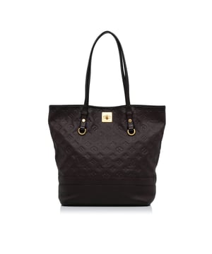 tas tote-bag Louis Vuitton Monogram Multicolor Black Ursula Tote Bag